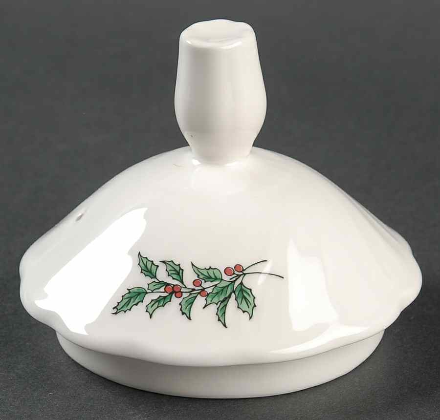 Happy Holidays Lid for Teapot by Nikko-1