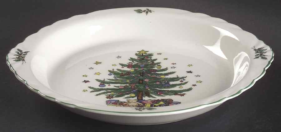 Happy Holidays Pie Serving Plate by Nikko-1
