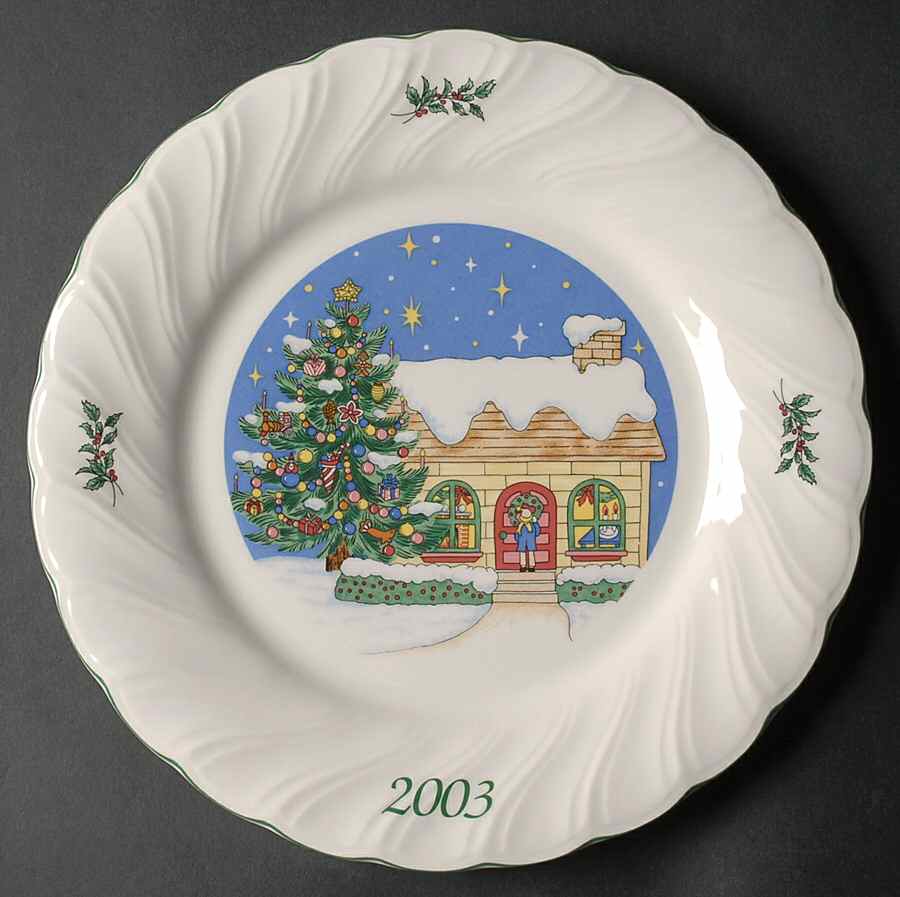 Happy Holidays 2003 Collector Plate by Nikko-1