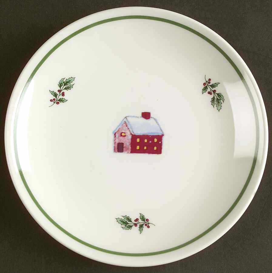 Happy Holidays Canape Plate by Nikko-1