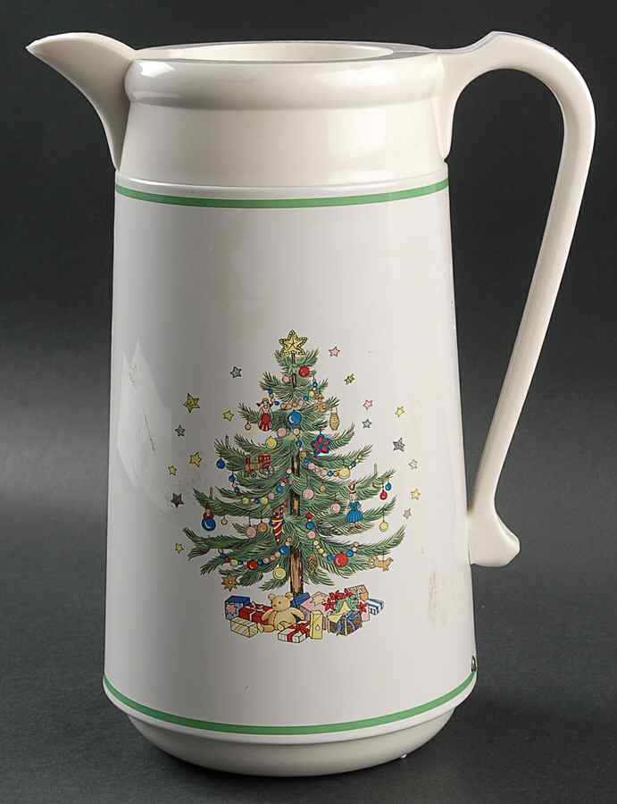 Happy Holidays Plastic Thermos/Carafe No Lid by Nikko-1