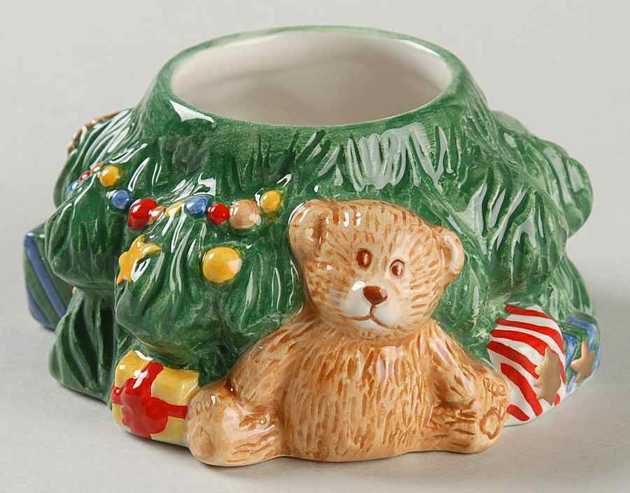 Happy Holidays Figural Sugar Bowl No Lid by Nikko-1