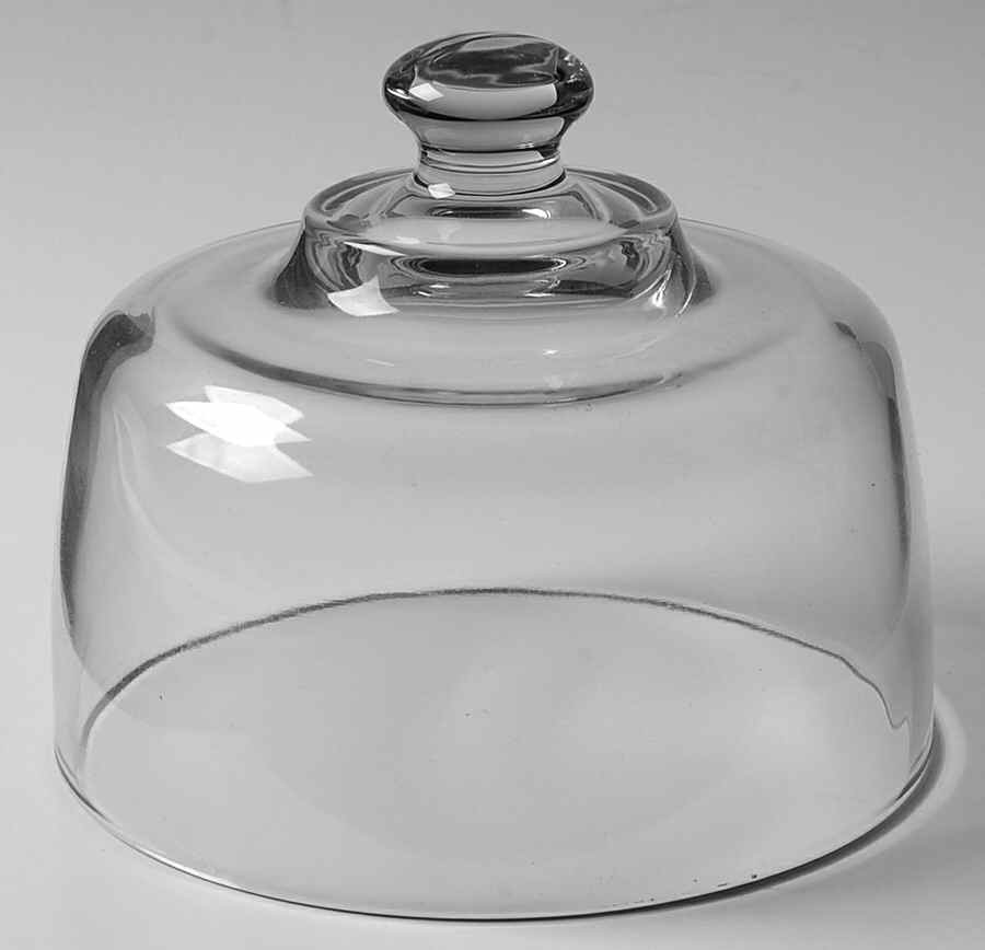 Happy Holidays Glassware Cheese Stand Dome by Nikko-1