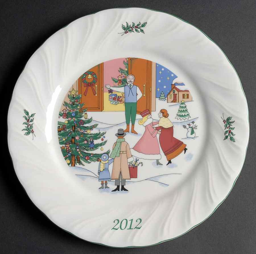 Happy Holidays 2012 Collector Plate by Nikko-1