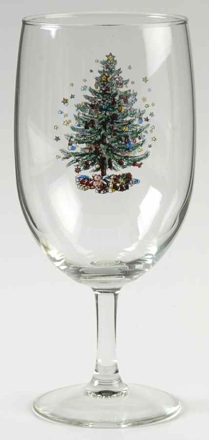 Happy Holidays All Purpose Glassware Goblet by Nikko-1