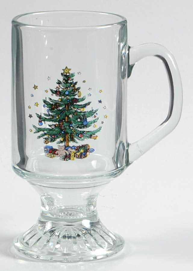 Happy Holidays Footed Glassware Mug by Nikko-1