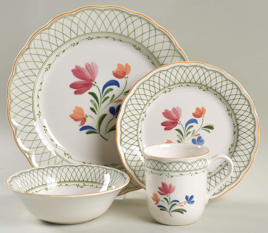 Hampton 4 Piece Place Setting by Nikko-1