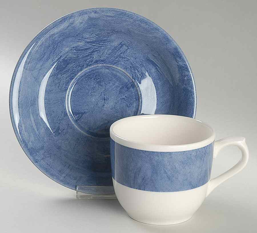 Harbor Flat Cup & Saucer Set by Nikko-1