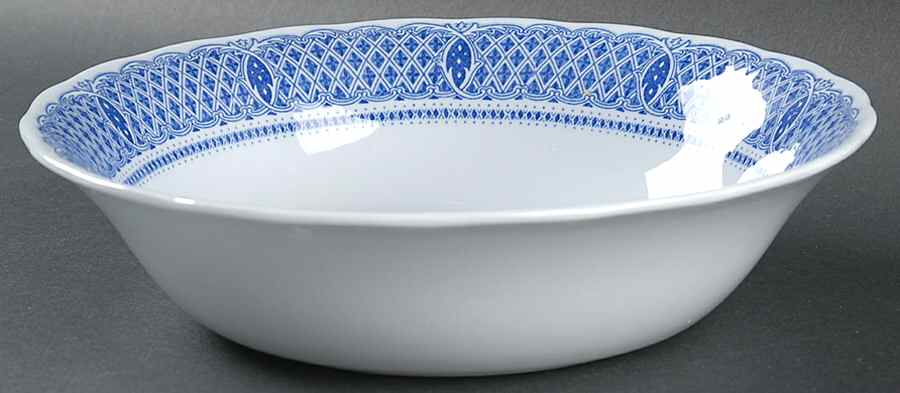 Heavenly Blue 9" Round Vegetable Bowl by Nikko-1