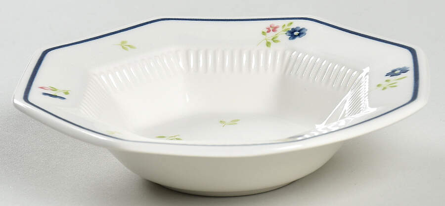 Homespun Rim Fruit/Dessert (Sauce) Bowl by Nikko-1