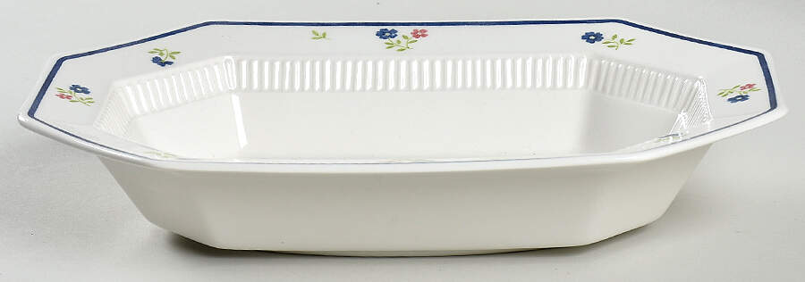Homespun 10" Oval Vegetable Bowl by Nikko-1