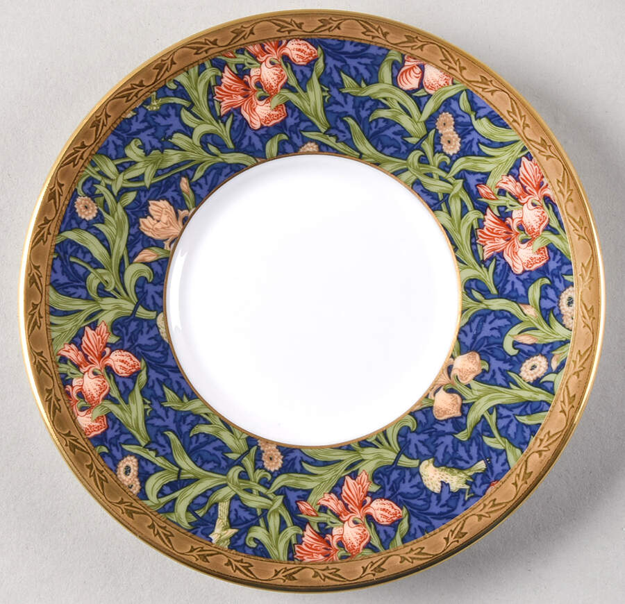 Iris Saucer for Demitasse Cup by Nikko-1