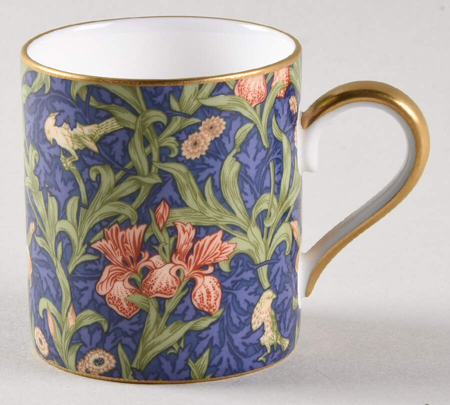 Iris Flat Demitasse Cup by Nikko-1