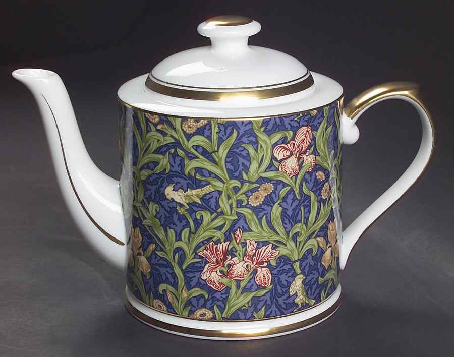 Iris Teapot & Lid by Nikko-1