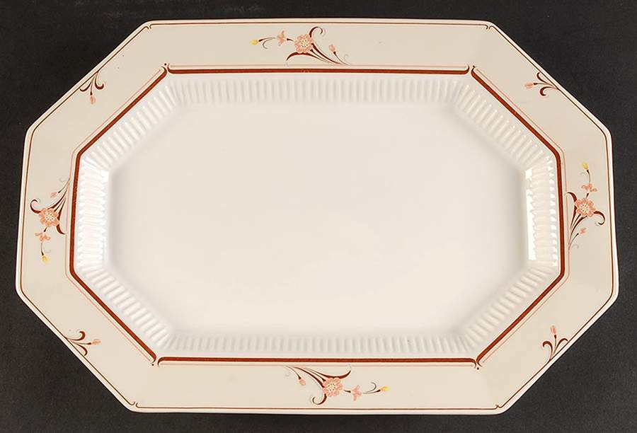 Ivory 13" Oval Serving Platter by Nikko-1