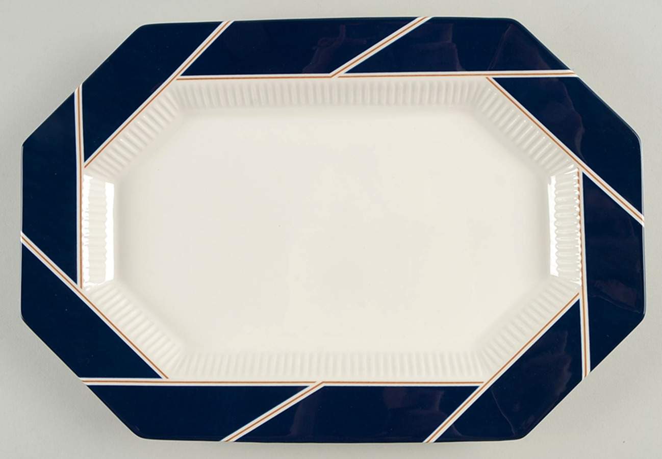 Jamboree 13" Oval Serving Platter by Nikko-1