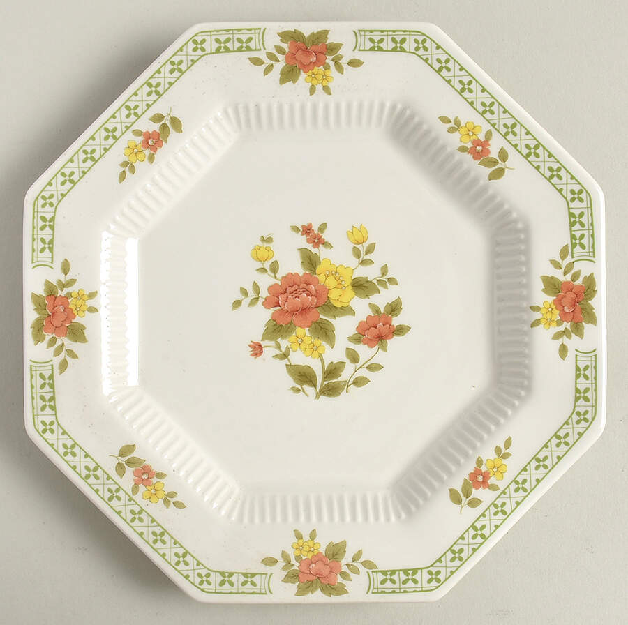 Jasmine Salad Plate by Nikko-1