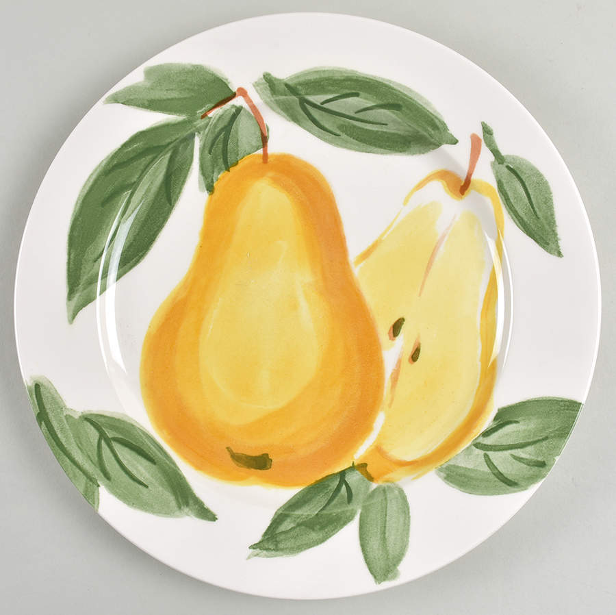 Just Pears 12" Chop Plate (Round Platter) by Nikko-1