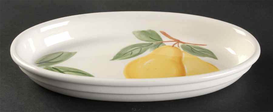 Just Pears 13" Oval Baker by Nikko-1