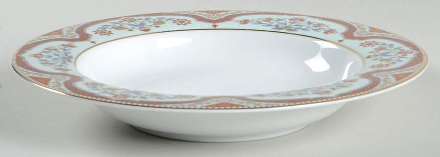 Kashmir Large Rim Soup Bowl by Nikko-1