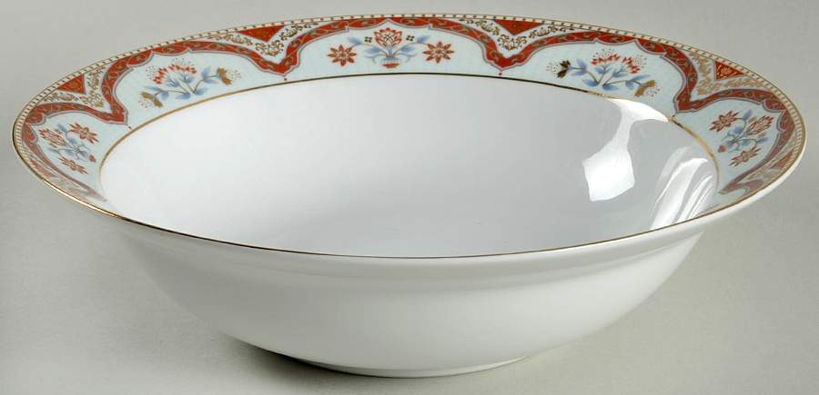 Kashmir 9" Round Vegetable Bowl by Nikko-1