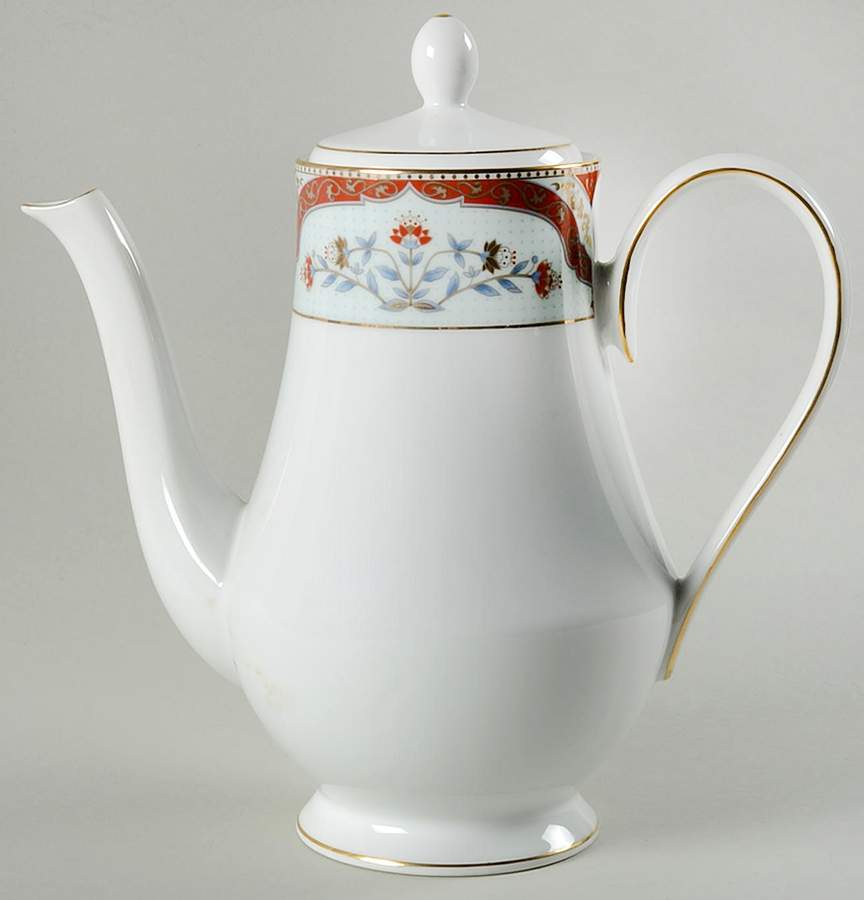 Kashmir Coffee Pot & Lid by Nikko-1