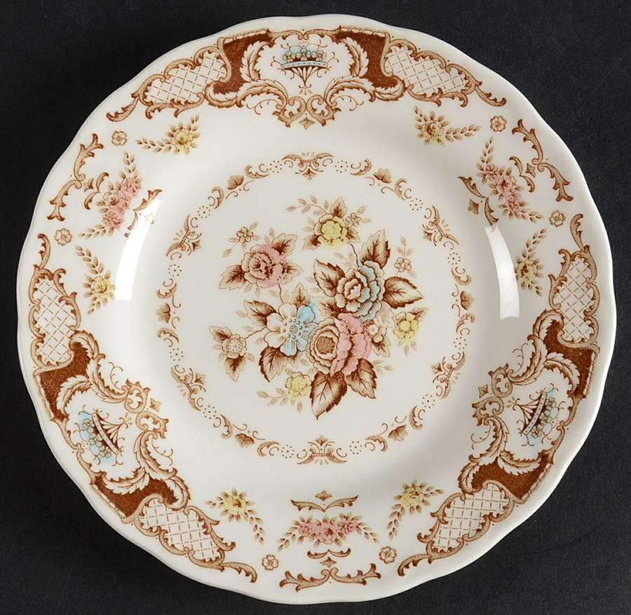 Windsor Brown Multicolor Bread & Butter Plate by Nikko-1