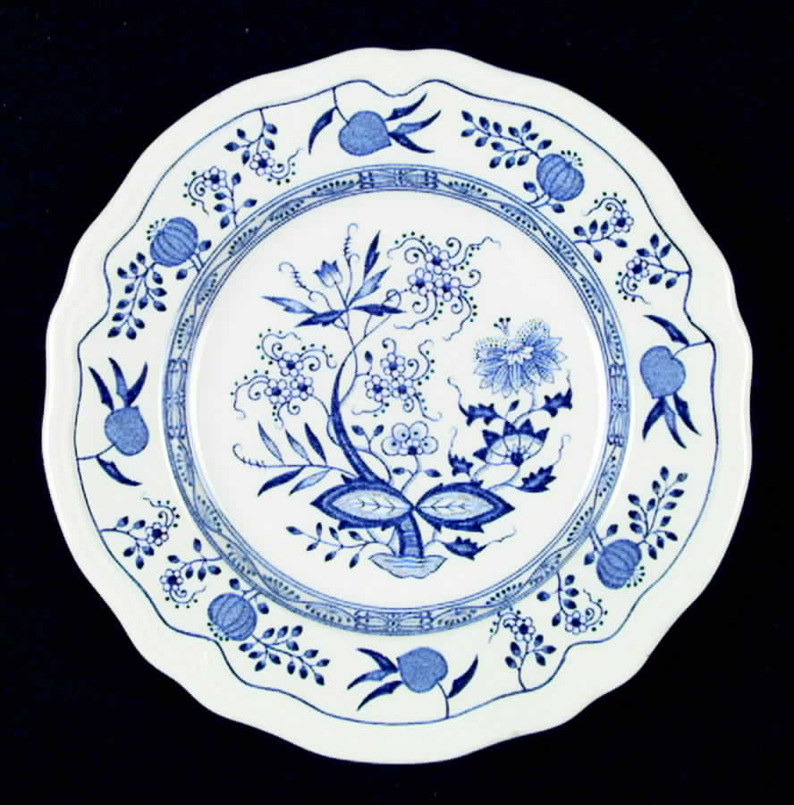 Loire Blue Salad Plate by Nikko-1