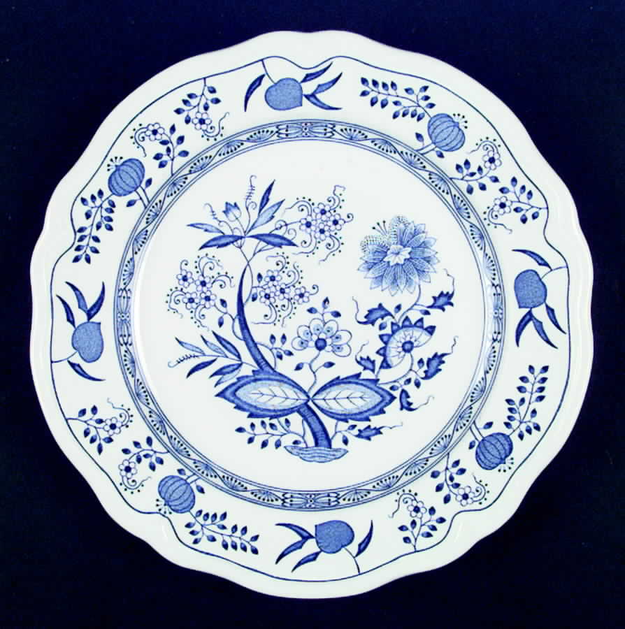 Loire Blue Dinner Plate by Nikko-1