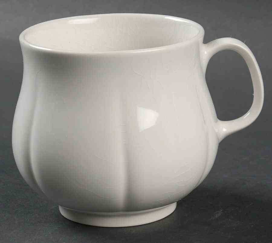 Lotus White Flat Cup by Nikko-1