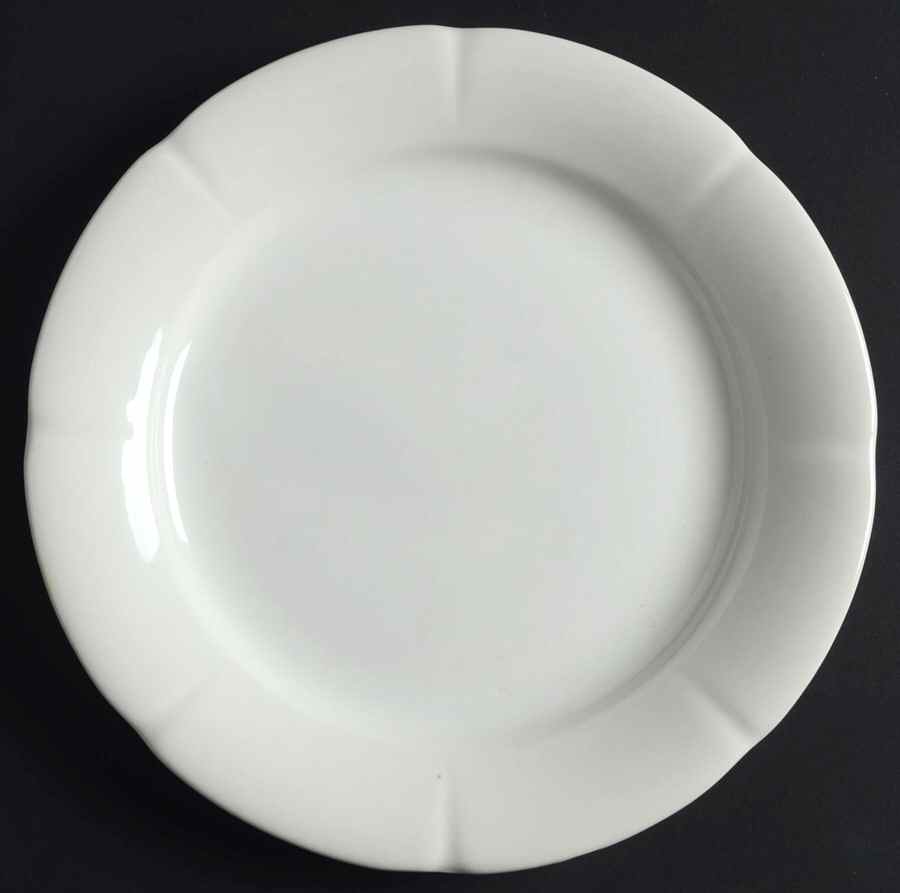 Lotus White Salad Plate by Nikko-1