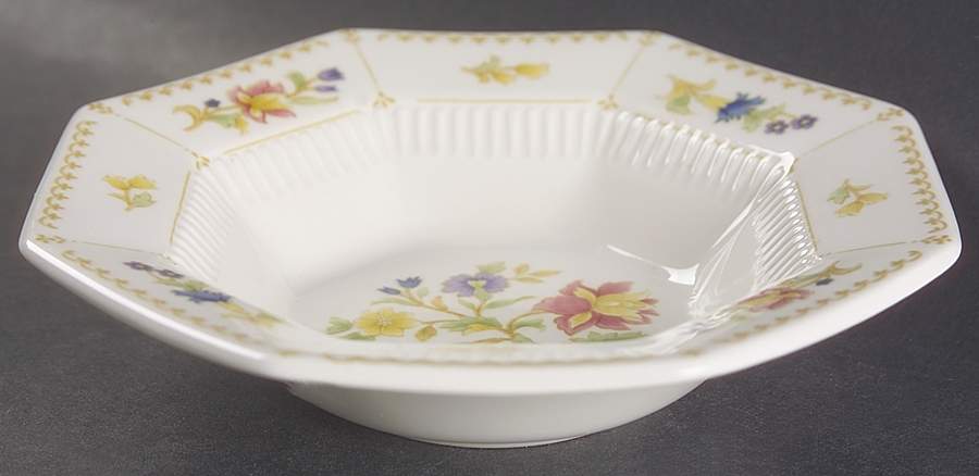 Magenta Rim Fruit/Dessert (Sauce) Bowl by Nikko-1