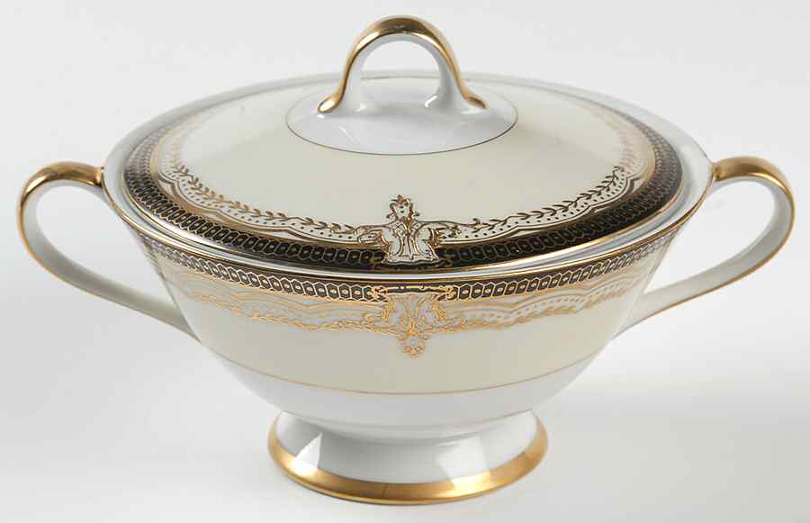 Majestic Sugar Bowl & Lid by Nikko-1