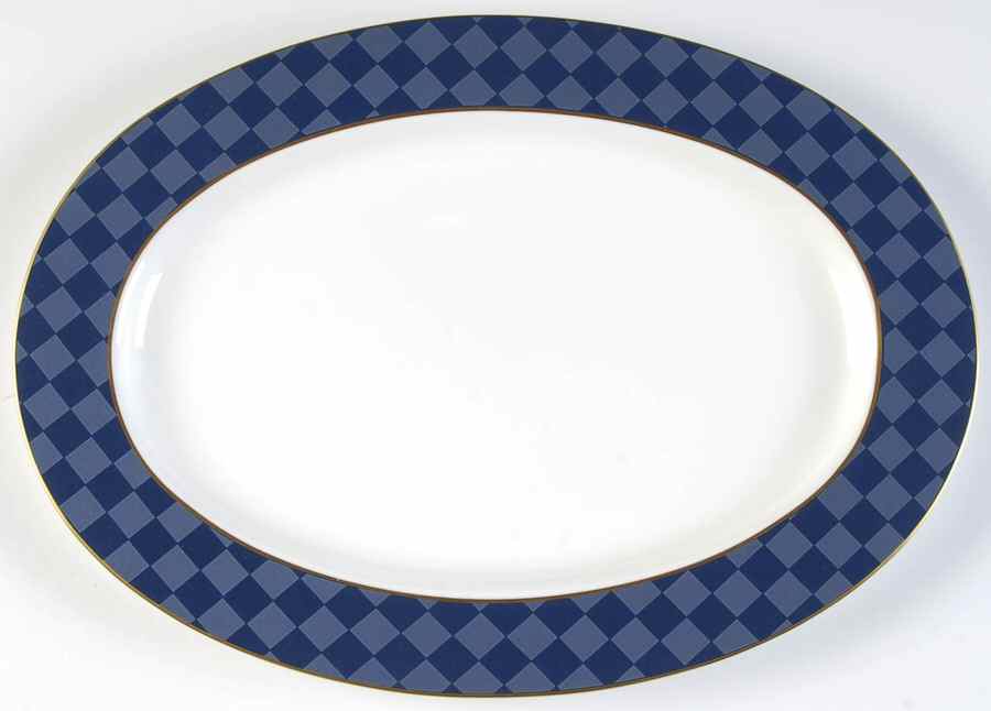 Majestic 14" Oval Serving Platter by Nikko-1