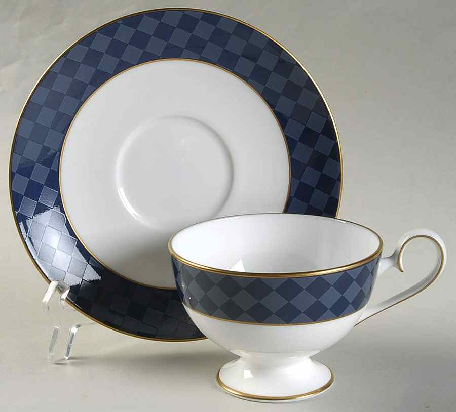 Majestic Footed Cup & Saucer Set by Nikko-1