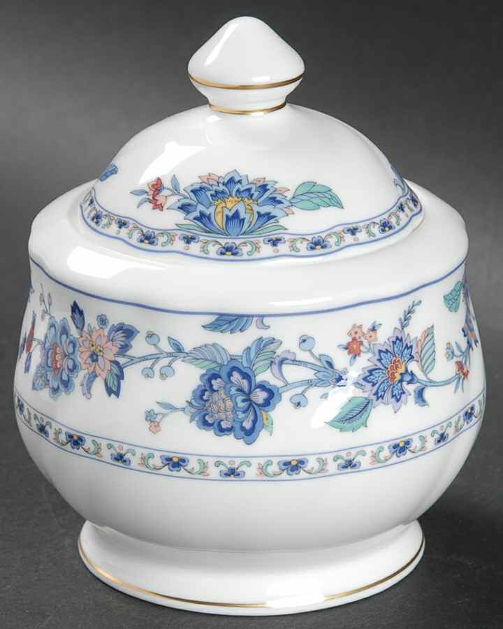 Mandarin Sugar Bowl & Lid by Nikko-1