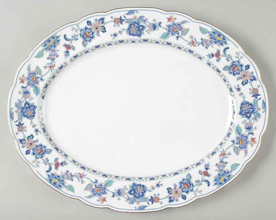 Mandarin 15" Oval Serving Platter by Nikko-1