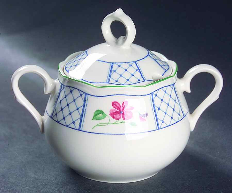 Marseilles Sugar Bowl & Lid by Nikko-1