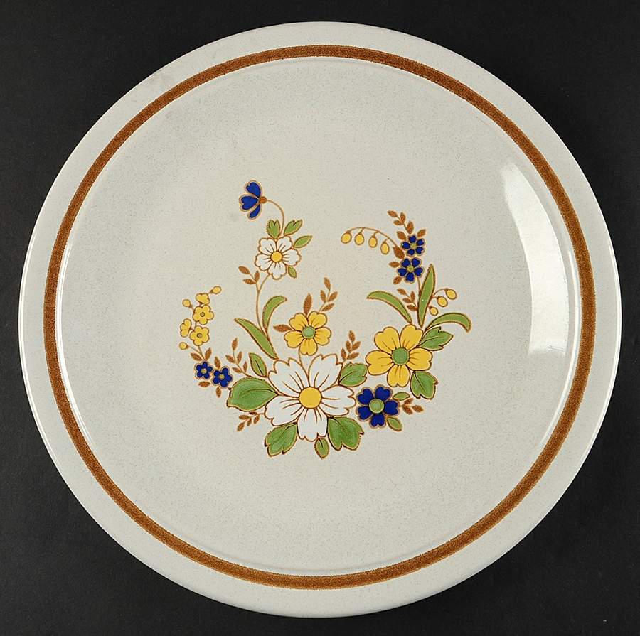 Mayflowers 12" Chop Plate (Round Platter) by Nikko-1