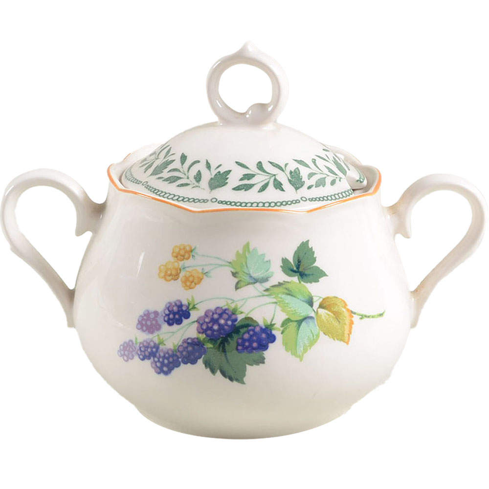 Medley Sugar Bowl & Lid by Nikko-1