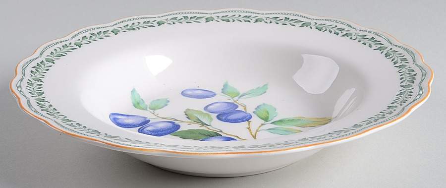 Medley Large Rim Soup Bowl by Nikko-1