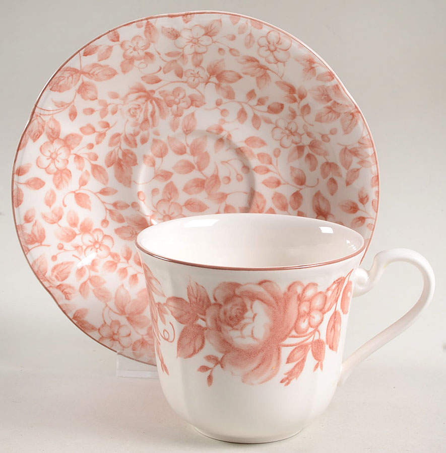 Misty Flat Cup & Saucer Set by Nikko-1