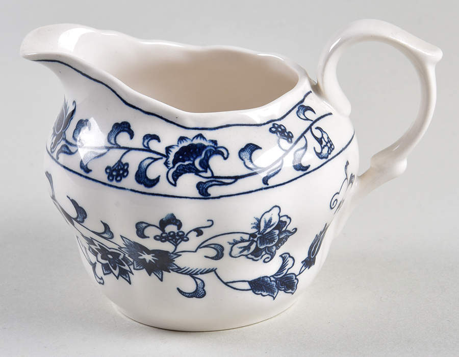Ming Tree Blue (Double Phoenix Backstamp) Mini Creamer by Nikko-1