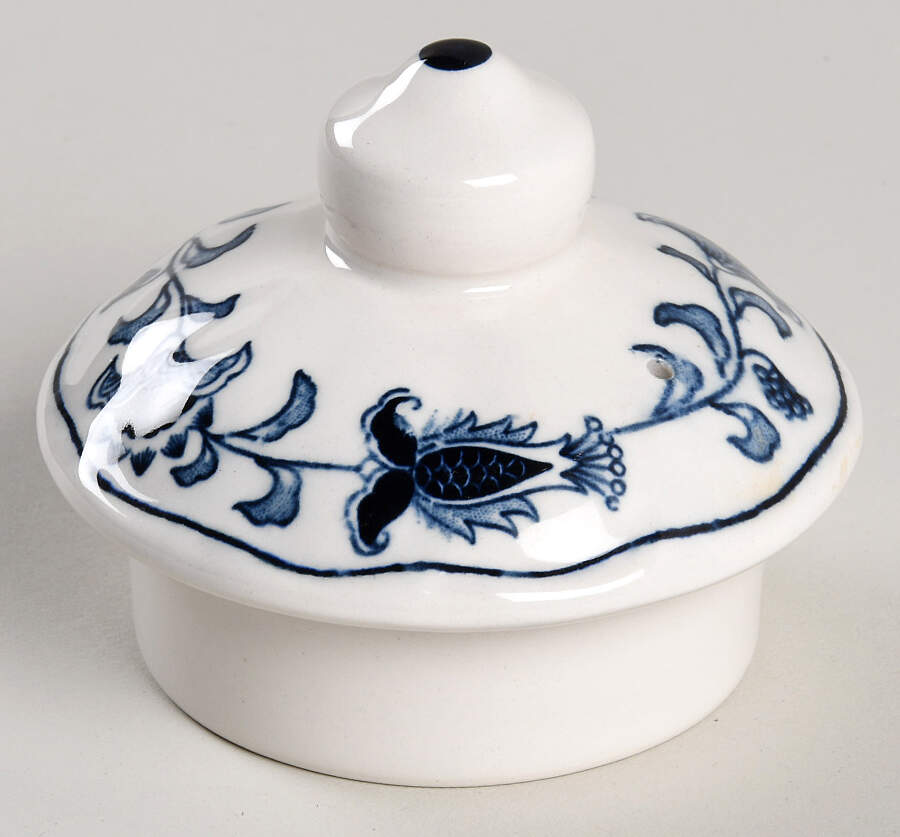 Ming Tree Blue (Double Phoenix Backstamp) Lid for Teapot by Nikko-1
