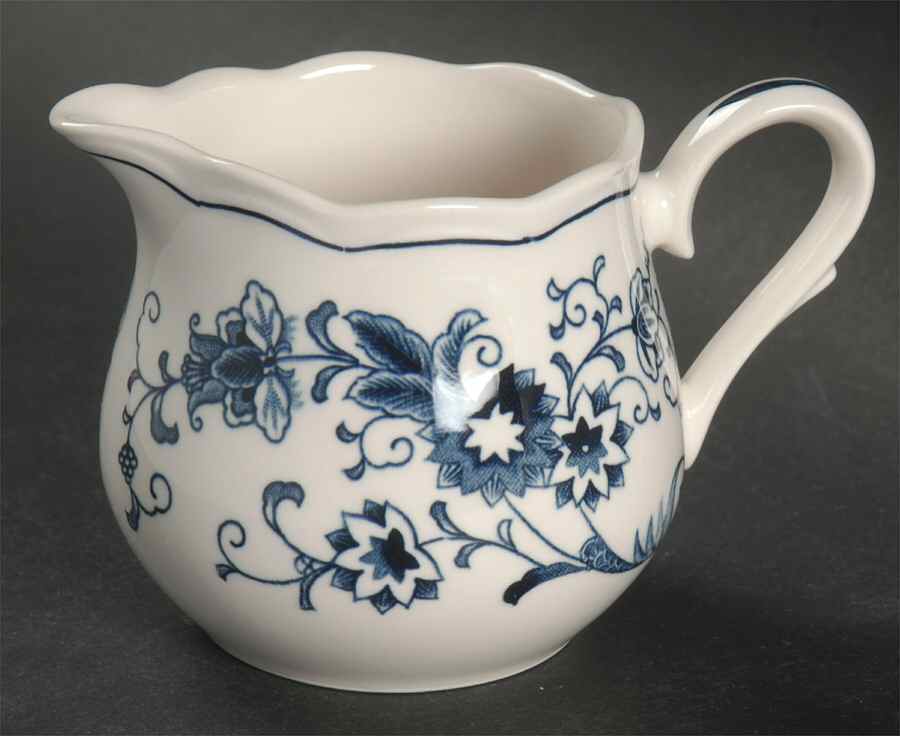Ming Tree Blue (Double Phoenix Backstamp) Creamer by Nikko-1