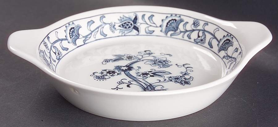 Ming Tree Blue (Double Phoenix Backstamp) 7" Augratin by Nikko-1