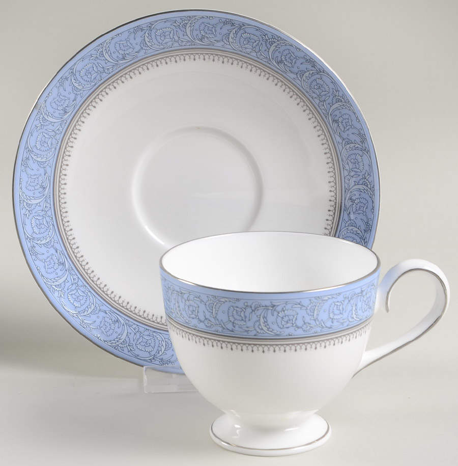 Montvale Footed Cup & Saucer Set by Nikko-1