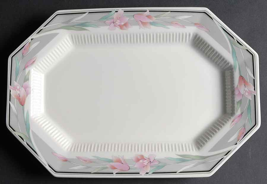 Moonlight 13" Oval Serving Platter by Nikko-1