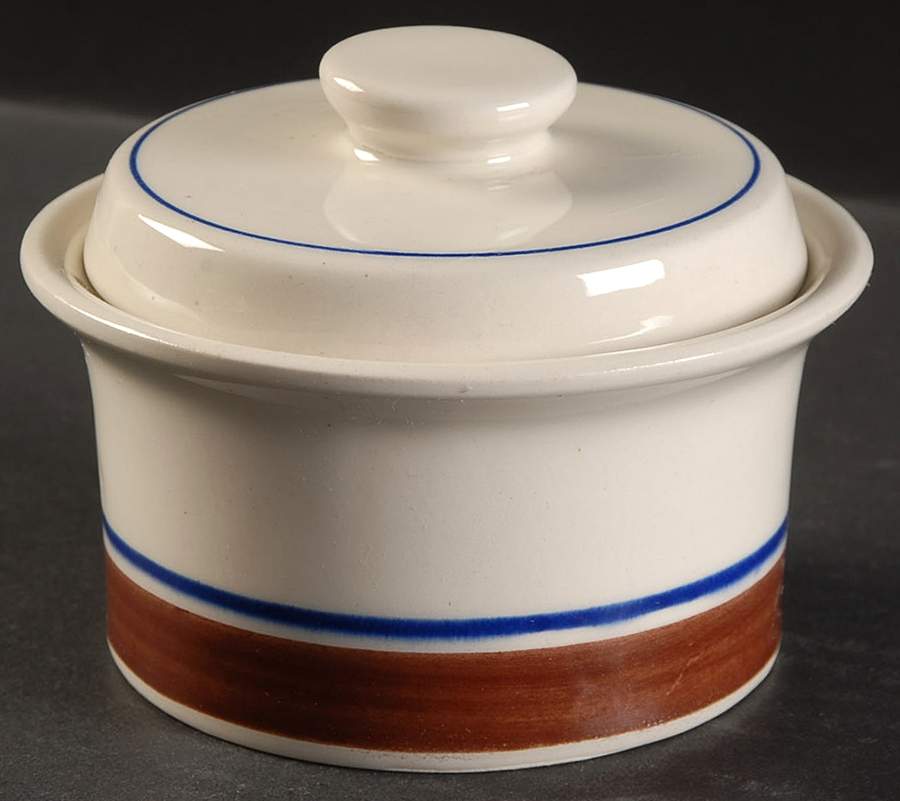 Moonstone Sugar Bowl & Lid by Nikko-1