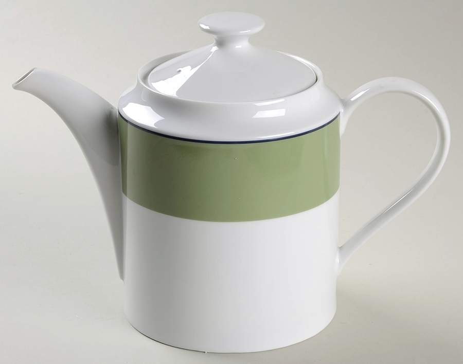 Moss Tea/Coffee Pot & Lid by Nikko-1